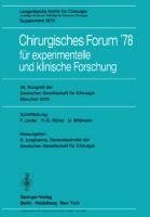 95. Kongreß der Deutschen Gesellschaft für Chirurgie, München, 3. bis 6. Mai 1978