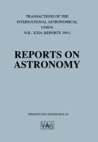 Reports on Astronomy