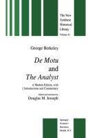 De Motu and the Analyst