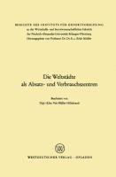 Die Weltstädte als Absatz- und Verbrauchszentren