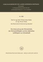 Die Untersuchung des Wärmeinhalts, der Wärmeleitfähigkeit und der elektrischen Leitfähigkeit von Schmelzkalk