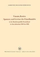 Umsatz, Kosten, Spannen und Gewinn des Einzelhandels