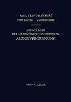 Grundlagen der Allgemeinen und Speziellen Arzneiverordnung