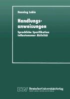 Handlungsanweisungen