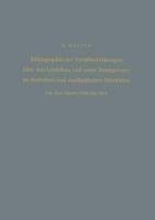 Bibliographie der Veröffentlichungen über den Leichtbau und seine Randgebiete im deutschen und ausländischen Schrifttum aus den Jahren 1940 bis 1954 / Bibliography of Publications on Light Weight Constructions and Related Fields in German and Foreign Literature from 1940 to 1954