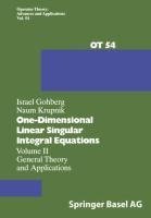 One-Dimensional Linear Singular Integral Equations