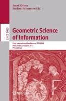 Geometric Science of Information