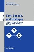 Text, Speech, and Dialogue