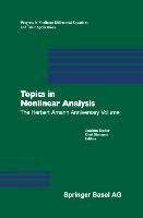 Topics in Nonlinear Analysis