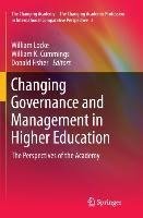 Changing Governance and Management in Higher Education