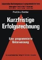 Kurzfristige Erfolgsrechnung