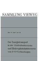 Der Energietransport in der Elektrolumineszenz und Elektrophotolumineszenz von II-VI-Verbindungen