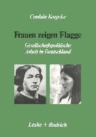 Frauen zeigen Flagge