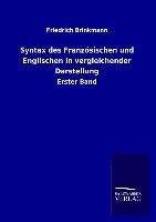 Syntax des Französischen und Englischen in vergleichender Darstellung