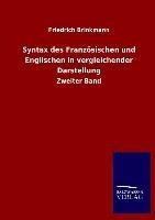 Syntax des Französischen und Englischen in vergleichender Darstellung