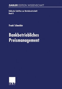 Bankbetriebliches Preismanagement