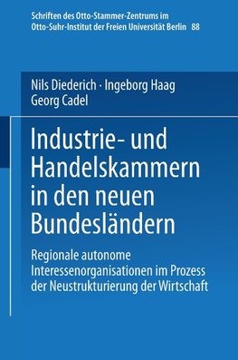 Industrie- und Handelskammern in den neuen Bundesländern