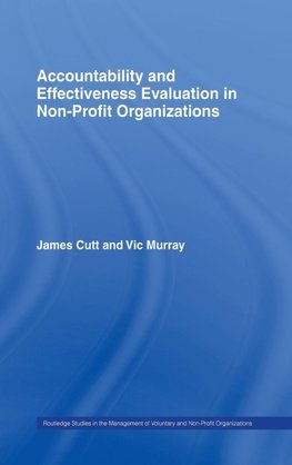 Accountability and Effectiveness Evaluation in Nonprofit Organizations