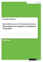 Internalisierung von Lärmemissionen aus ökonomischer und ingenieurtechnischer Perspektive