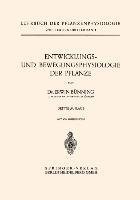 Entwicklungs- und Bewegungsphysiologie der Pflanze