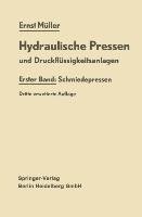 Hydraulische Pressen und Druckflüssigkeitsanlagen