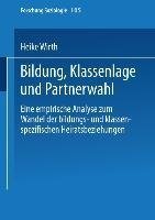 Bildung, Klassenlage und Partnerwahl