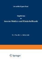 Ergebnisse der Inneren Medizin und Kinderheilkunde