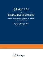 Jahresheft 1924 des Phänologischen Reichsdienstes