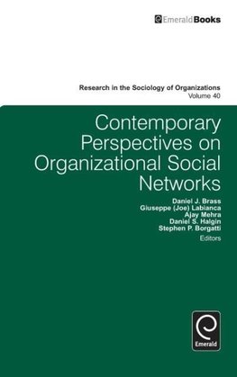 Contemporary Perspectives on Organizational Social Networks