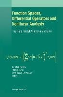 Function Spaces, Differential Operators and Nonlinear Analysis