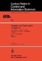 Analysis and Optimization of Systems