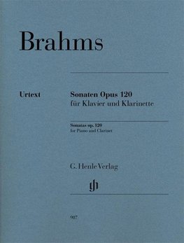 Sonaten op. 120 für Klavier und Klarinette