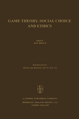 Game Theory, Social Choice and Ethics