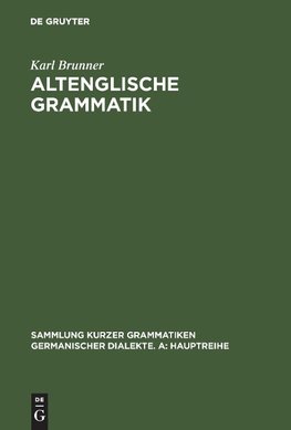 Altenglische Grammatik