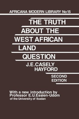 Truth About the West African Land Question