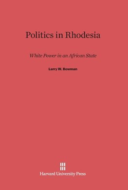 Politics in Rhodesia