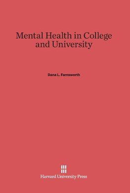 Mental Health in College and University