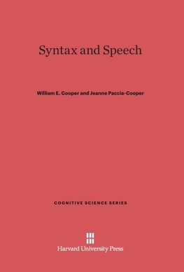 Syntax and Speech