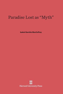 Paradise Lost as "Myth"