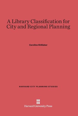 A Library Classification for City and Regional Planning