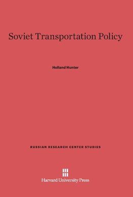 Soviet Transportation Policy