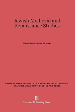 Jewish Medieval and Renaissance Studies