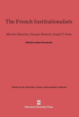 The French Institutionalists