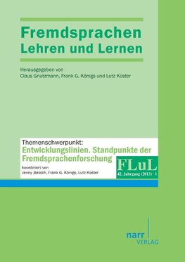 Fremdsprachen Lehren und Lernen 2013 Heft 1