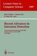 Recent Advances in Intrusion Detection