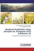 Biodiesel Production using Jatropha oil, Pongamia oil & Sunflower oil