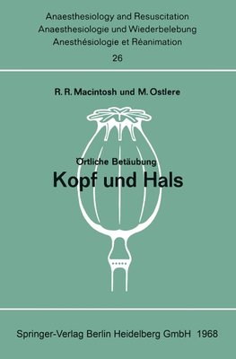 Örtliche Betäubung Kopf und Hals