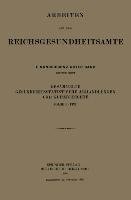 Gesammelte Gesundheitsstatistische Abhandlungen und Kurzberichte