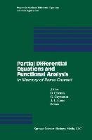 Partial Differential Equations and Functional Analysis