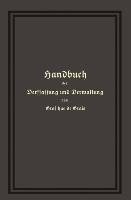 Handbuch der Verfassung und Verwaltung in Preußen und dem Deutschen Reiche